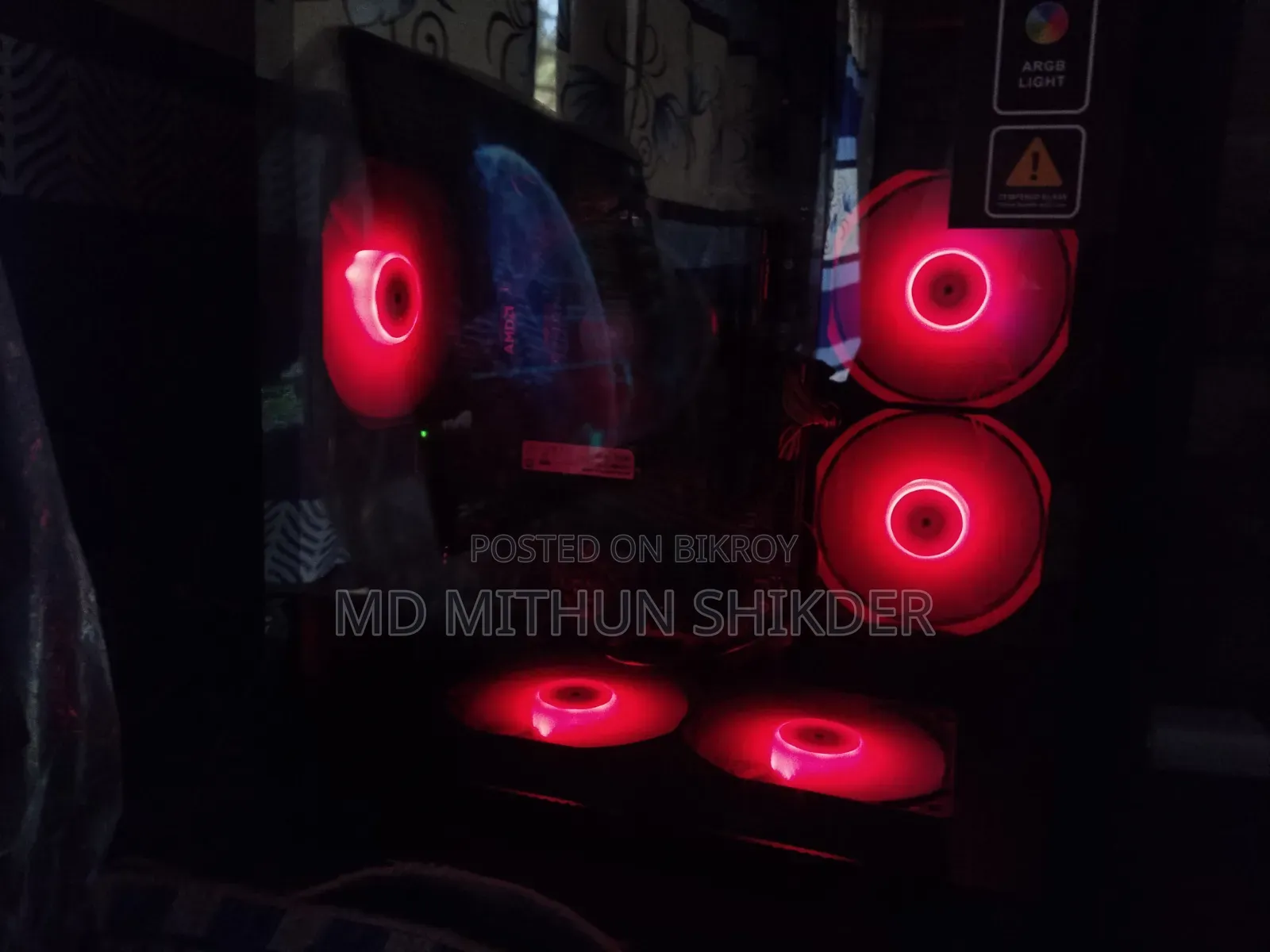 Desktop Computer MSI Gaming 24 6QE 16GB AMD Ryzen 5 SSD 256GB