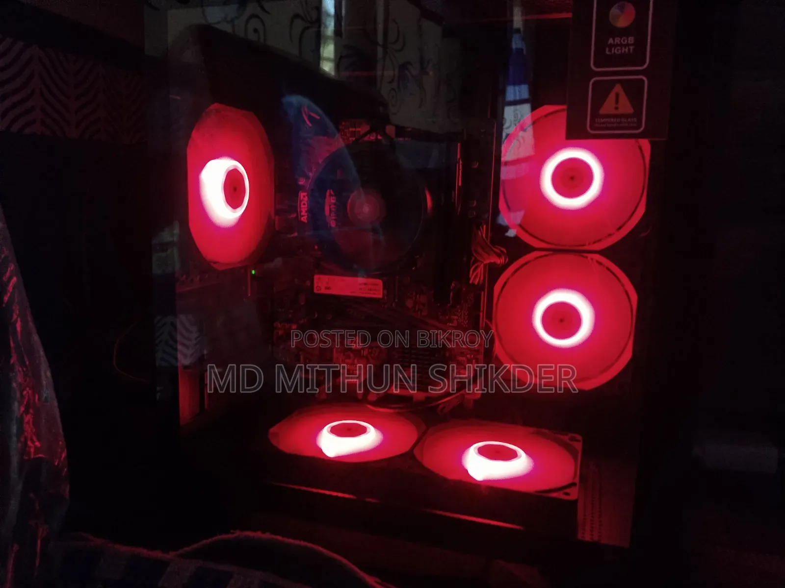 Desktop Computer MSI Gaming 24 6QE 16GB AMD Ryzen 5 SSD 256GB