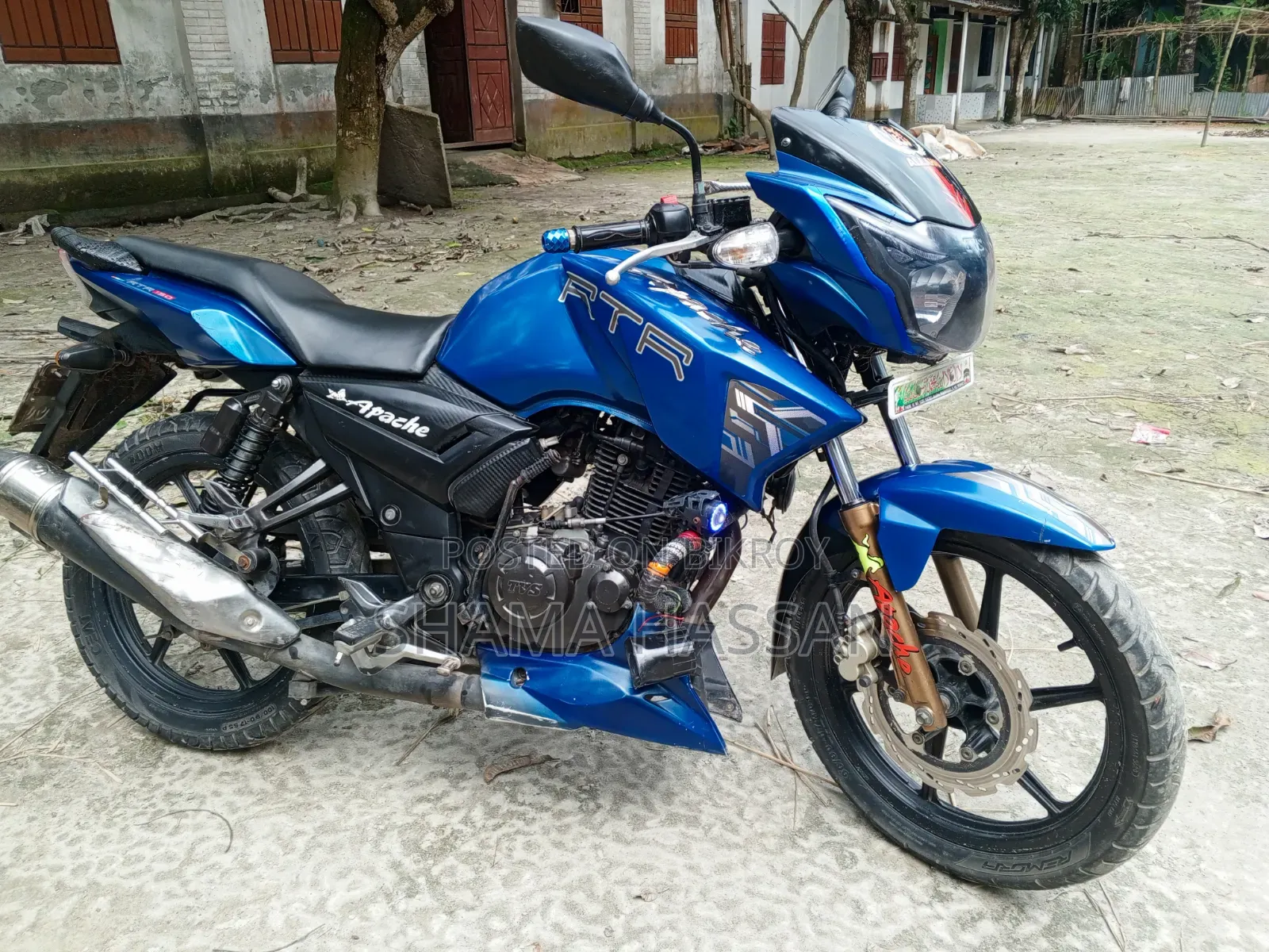 TVS Apache RTR 160 2V 2017 Blue