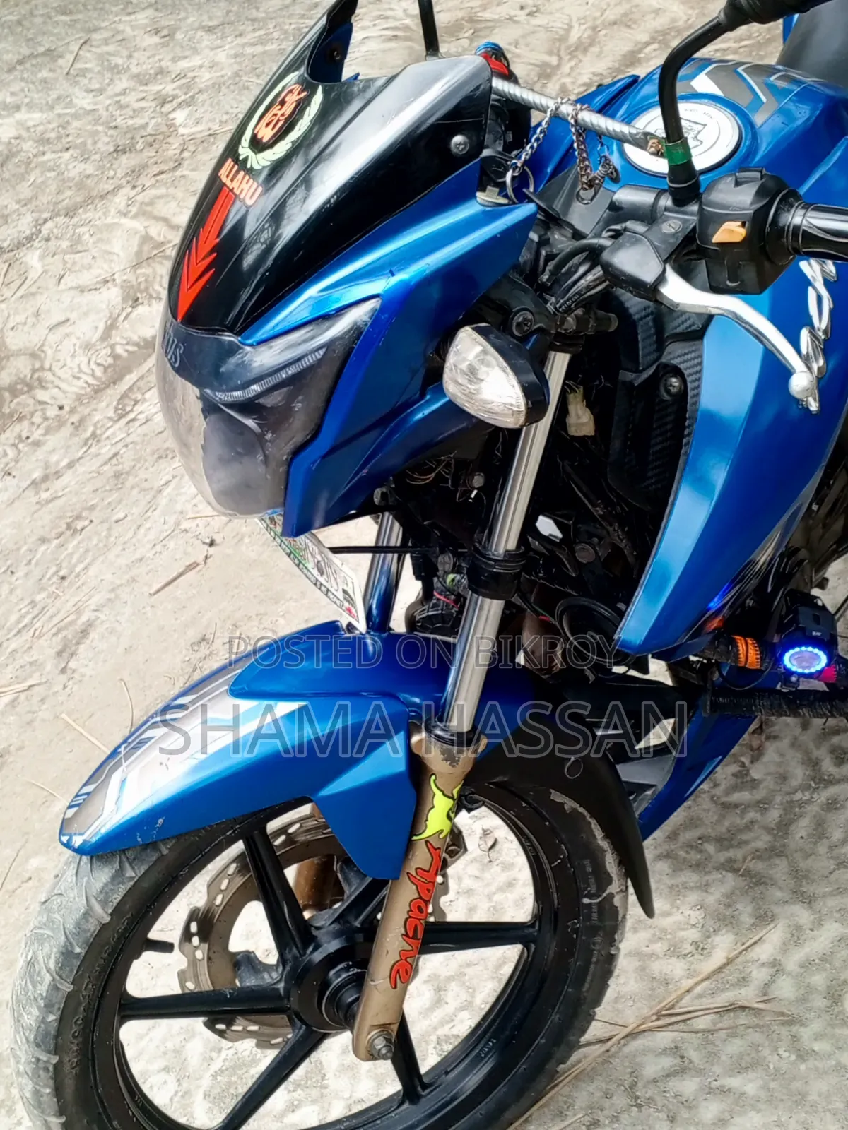 TVS Apache RTR 160 2V 2017 Blue