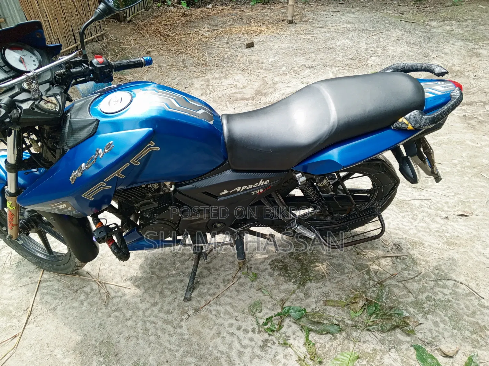 TVS Apache RTR 160 2V 2017 Blue