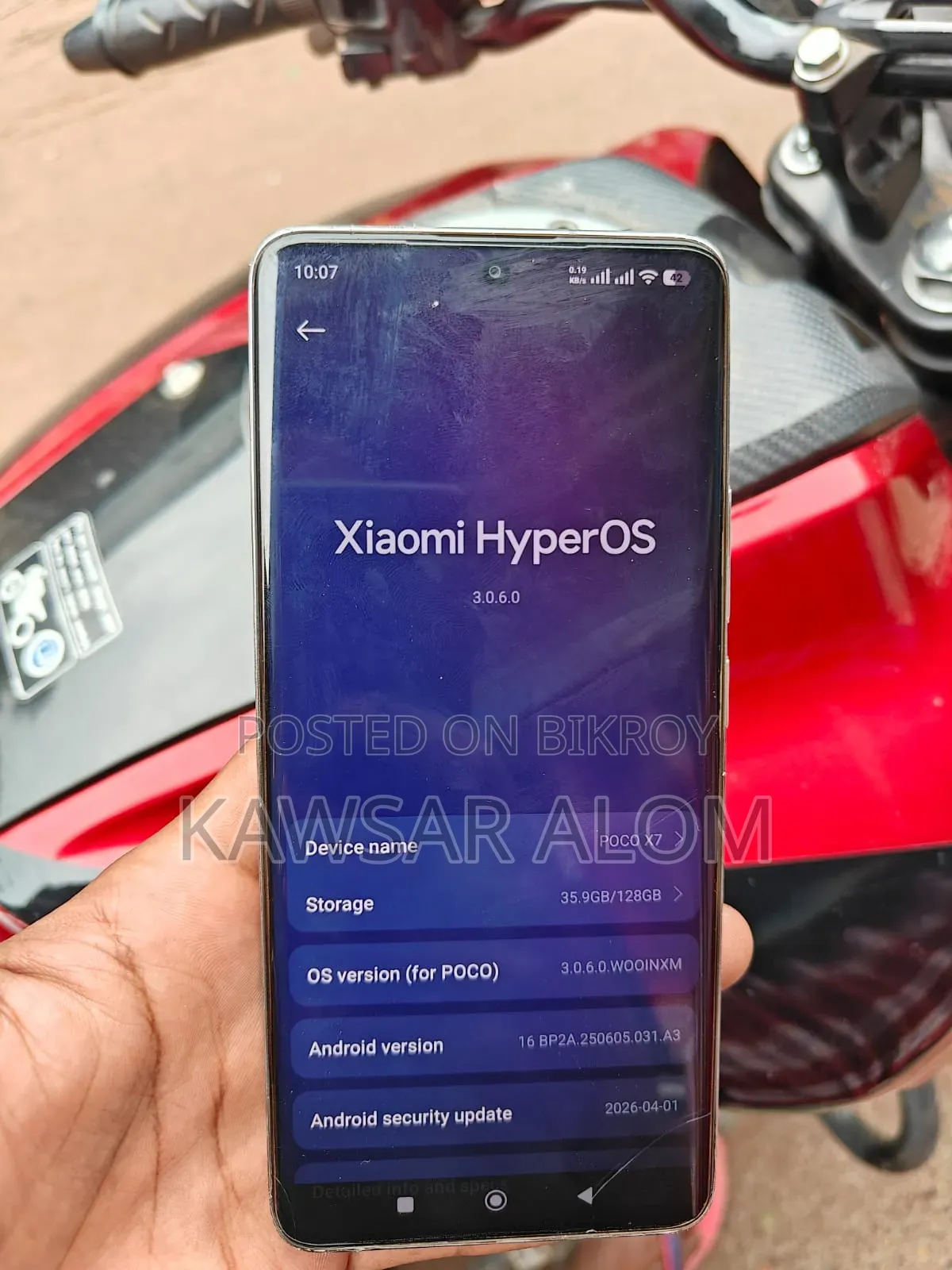 Xiaomi Poco X7 128 GB Silver