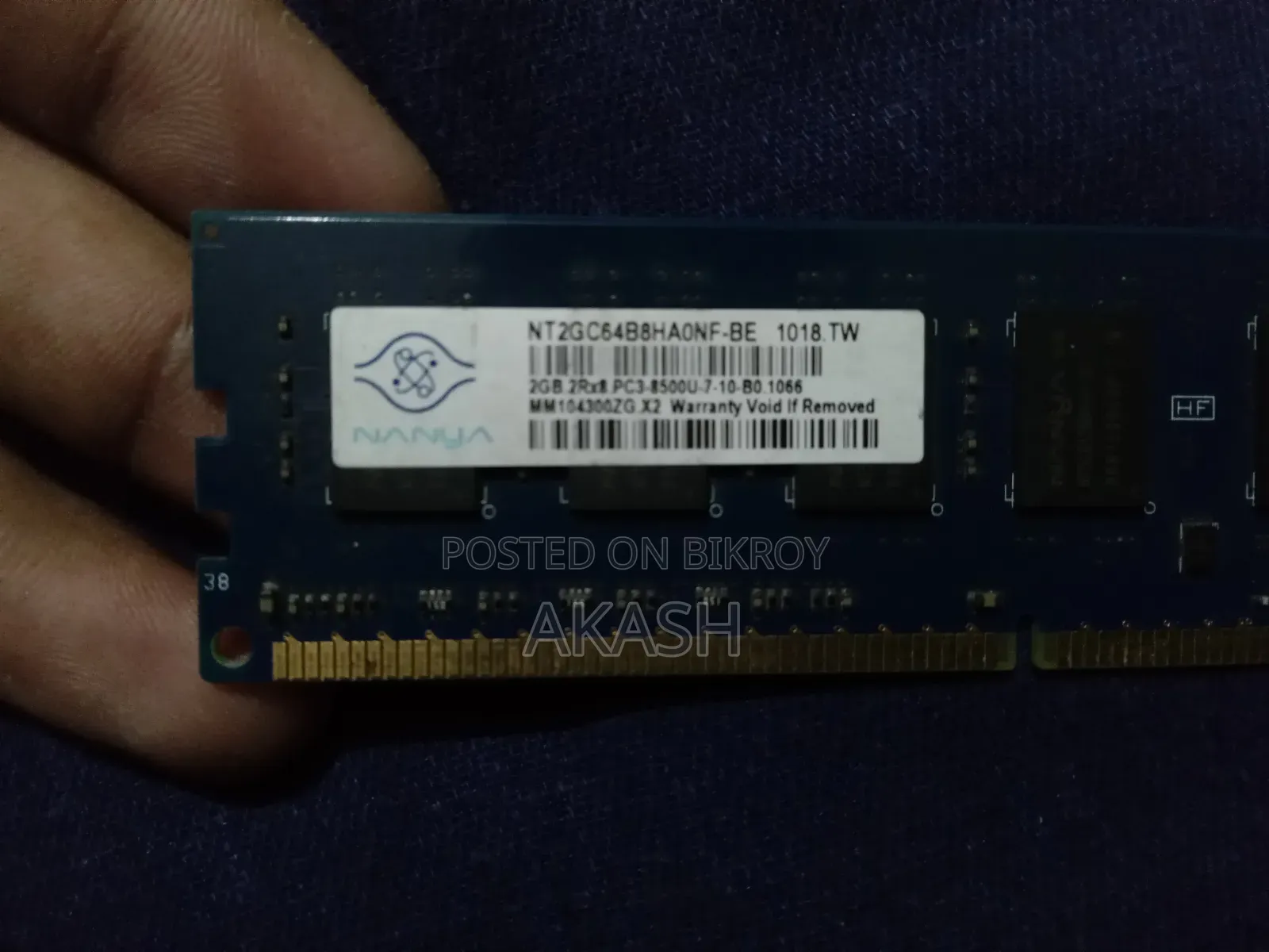 DDR3 2GB RAM