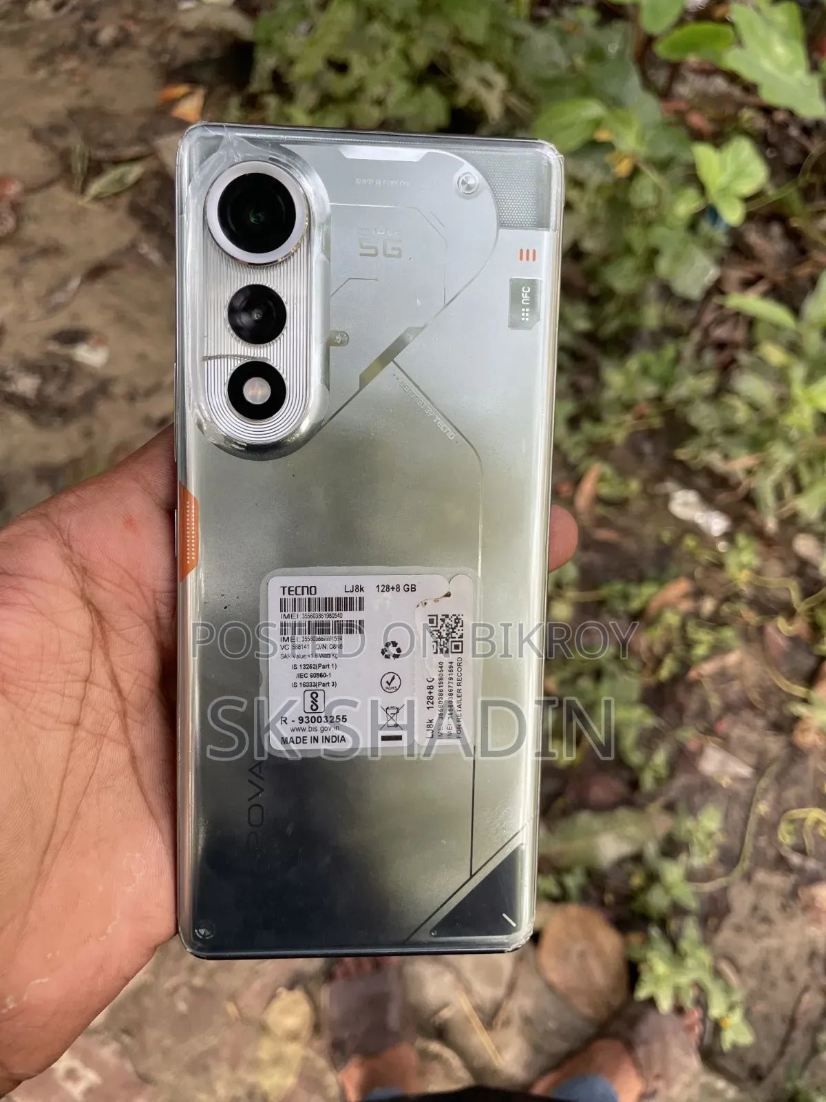 Tecno Pova 5 Pro 128 GB Silver
