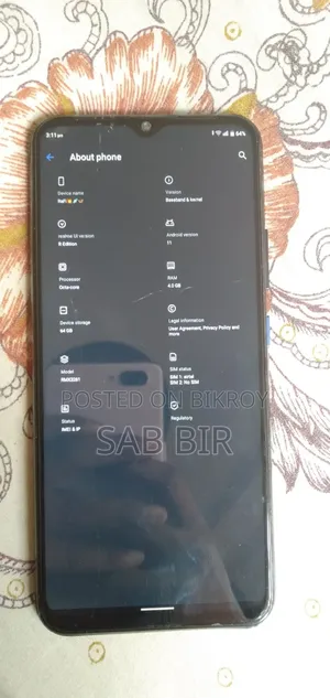 Realme C21Y 64 GB Black