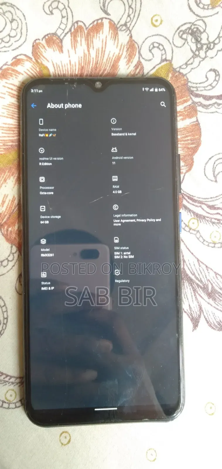 Realme C21Y 64 GB Black