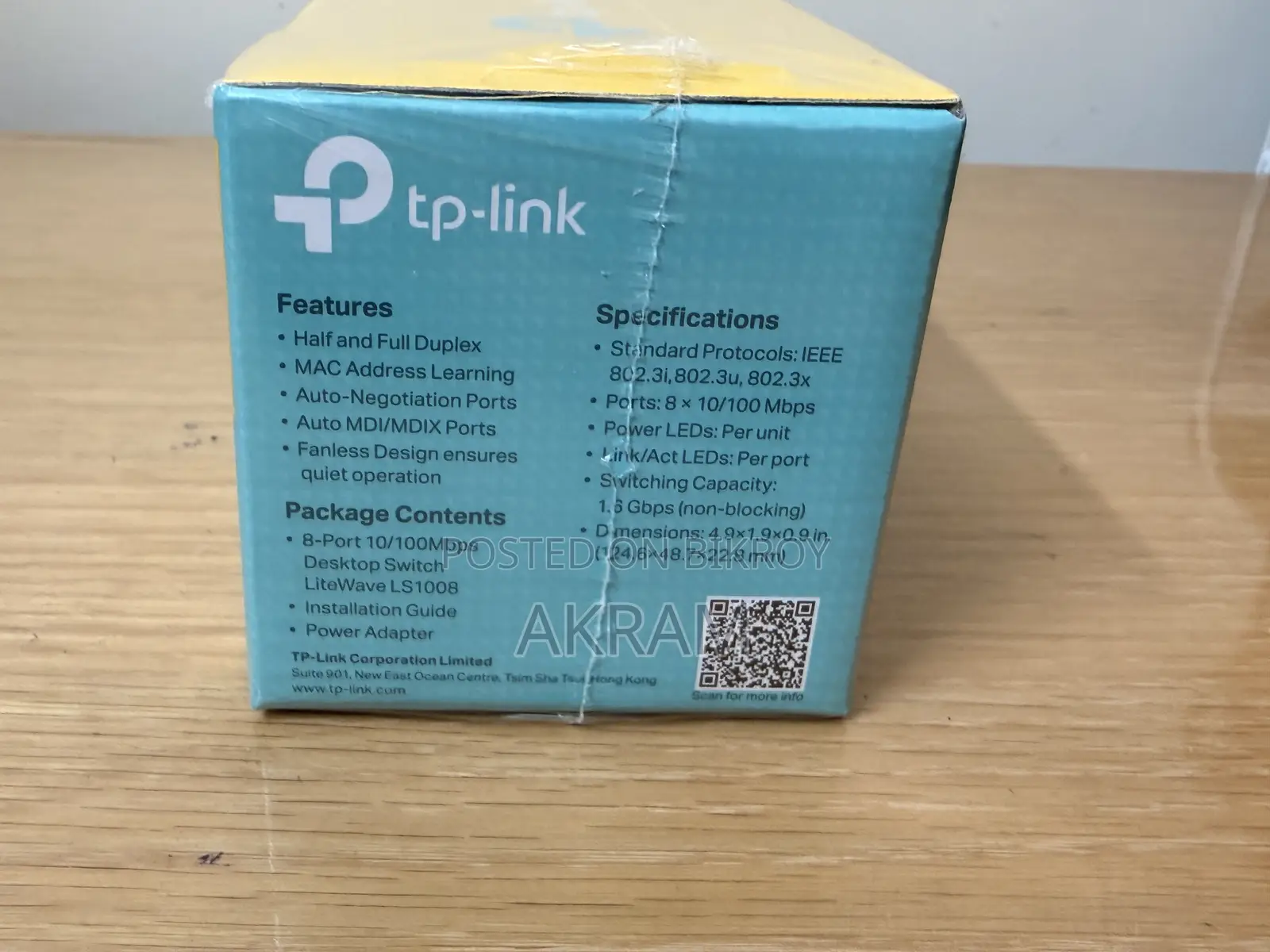 Tp Link Switch 8port Ls1008