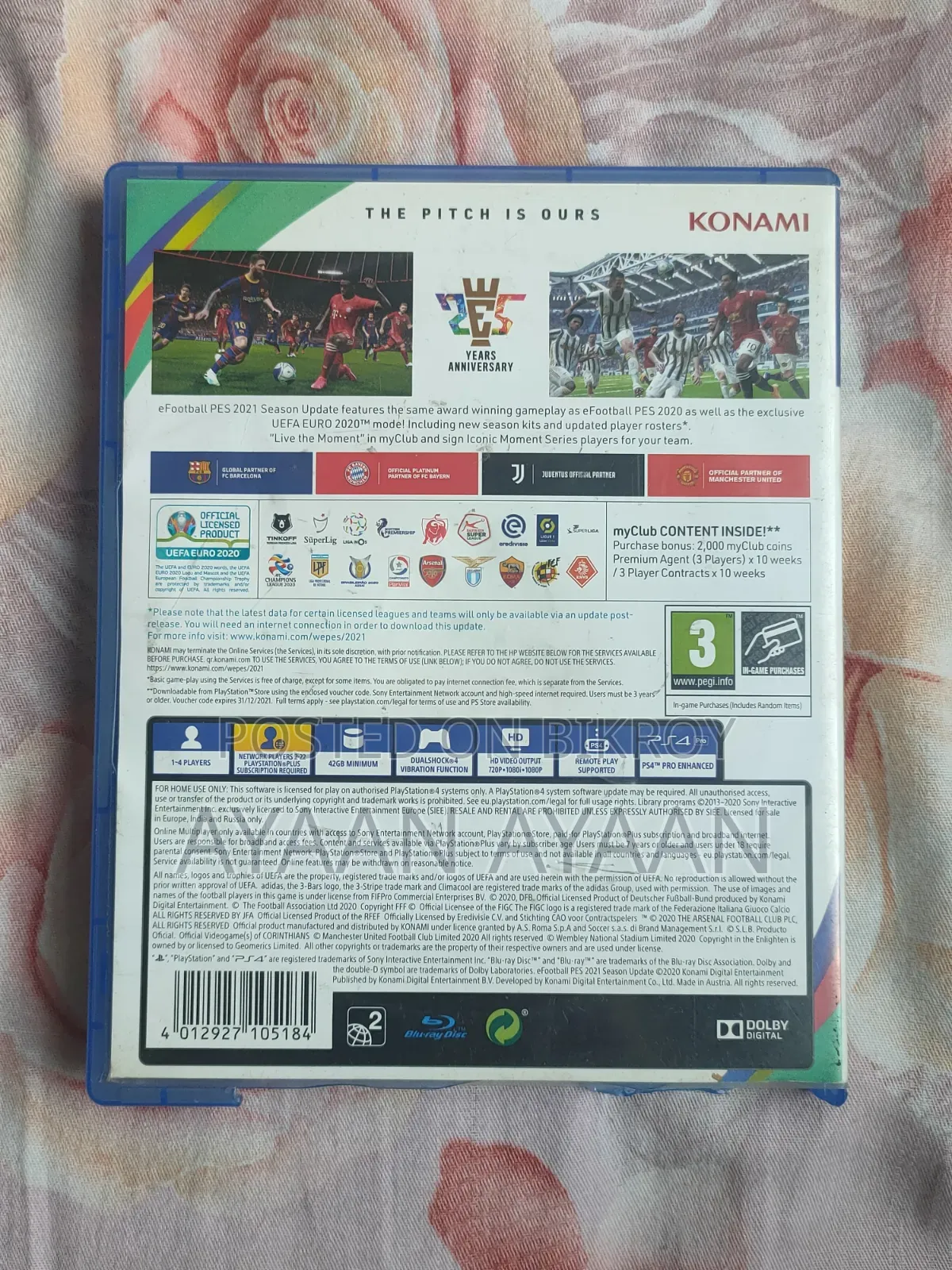 Pes2021 (Season Update) for Ps4 - Exchange Possible