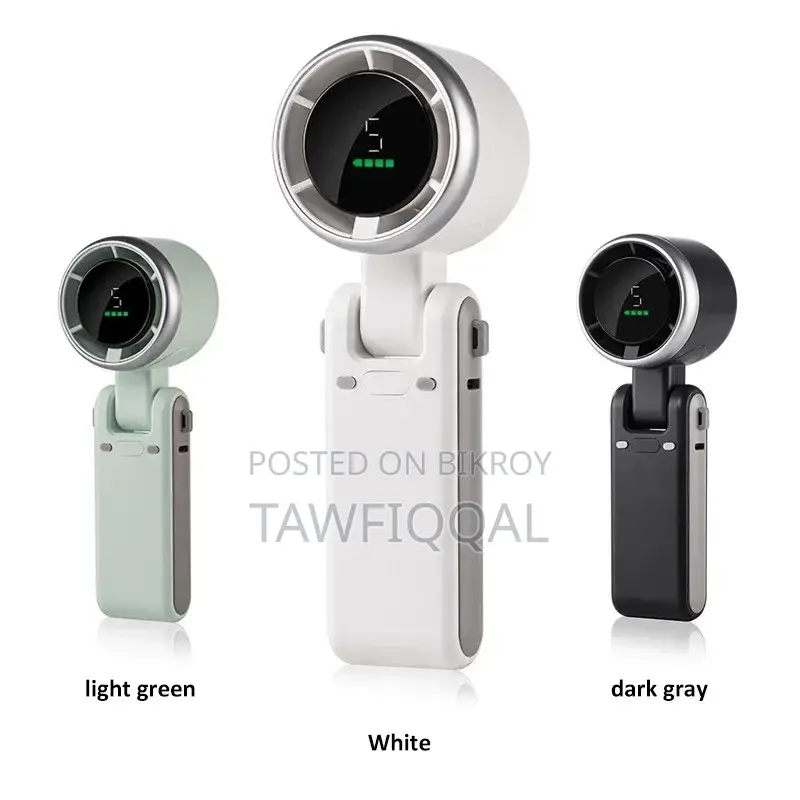 Portable Mini Turbo Fan With Digital Display