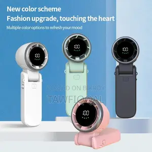 Portable Mini Turbo Fan With Digital Display