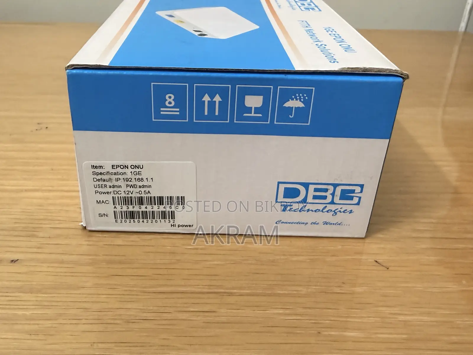 DBC 1GE EPON ONU