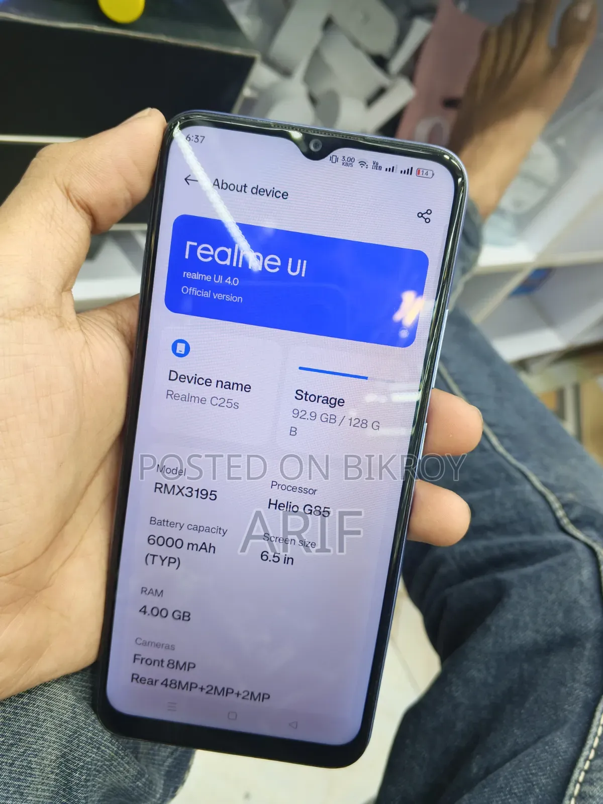 Realme C25Y 128 GB Blue