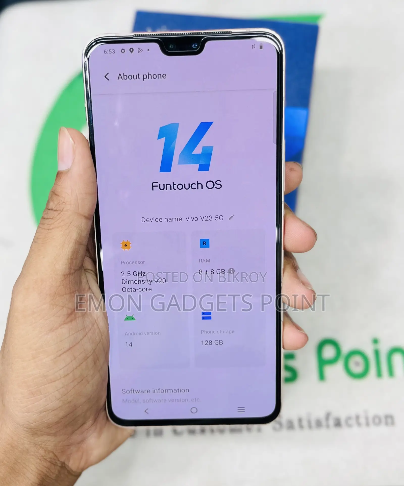 Vivo V23 5G 128 GB Gold