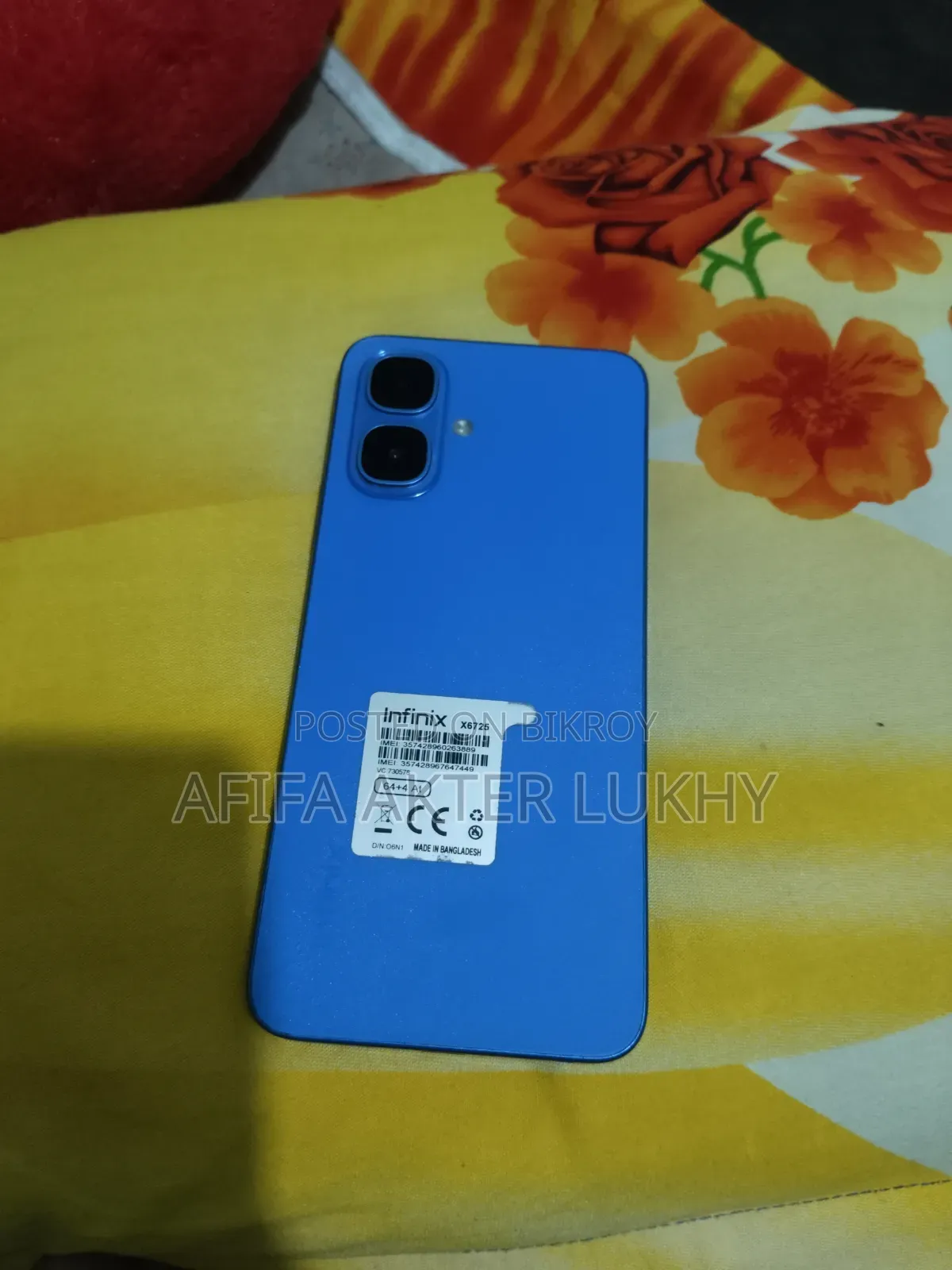 Infinix Smart 10 64 GB Blue