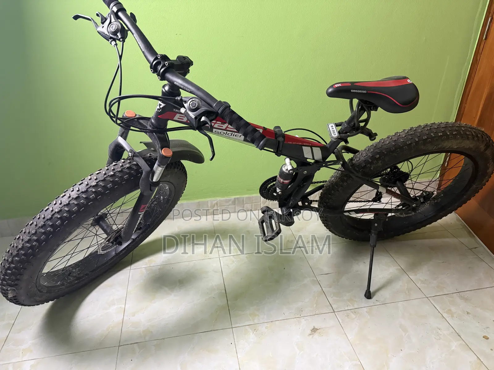 Begasso Soldier Folding Fat Bike (Super Fresh Condition)