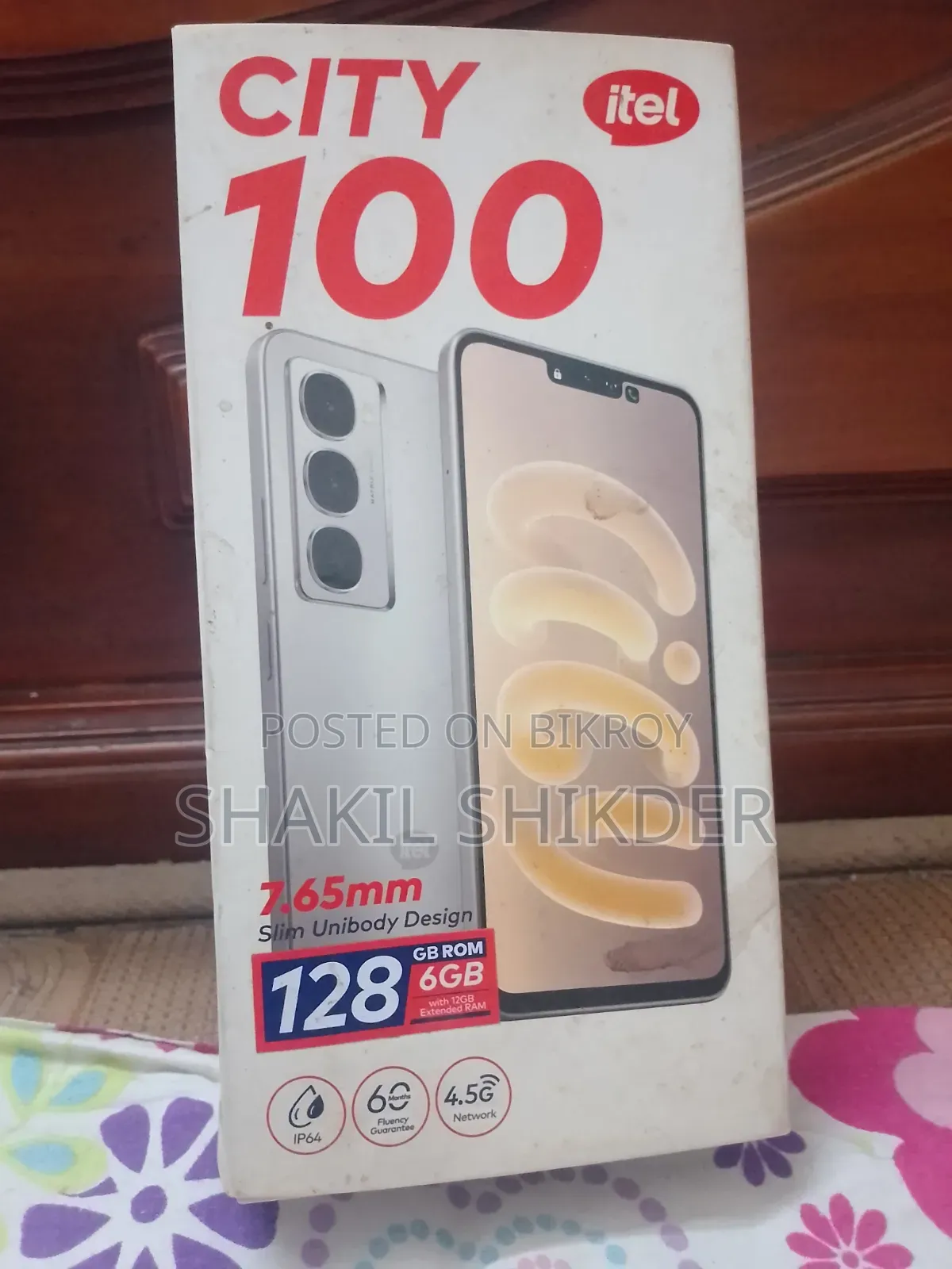Itel City 100 128 GB Purple