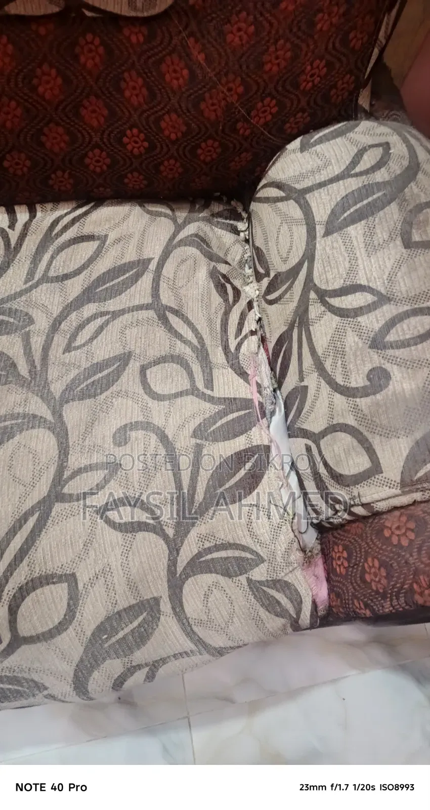 Three-seater sofa for sale