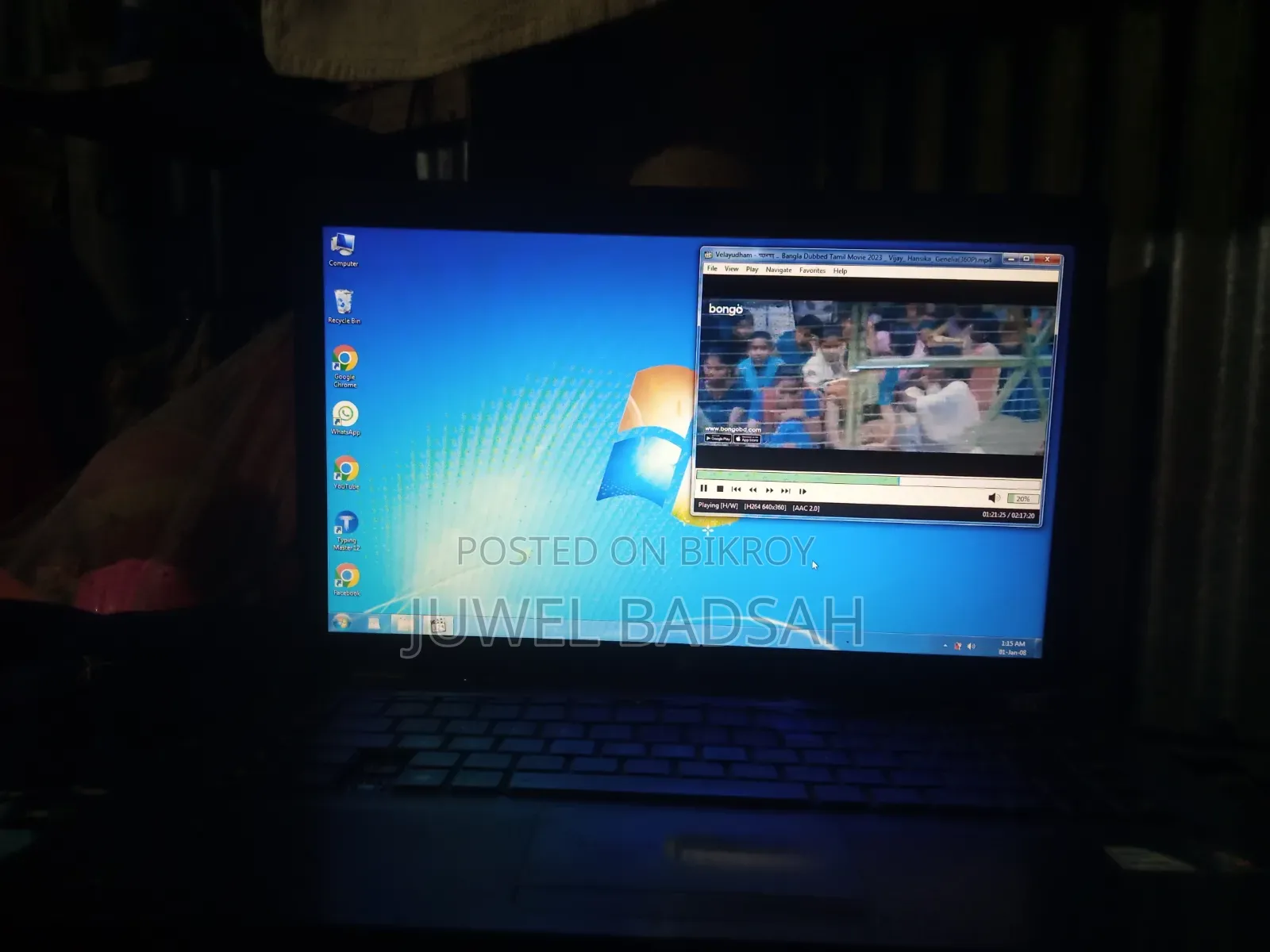 Laptop HP 15-Dw3031 1GB Intel Celeron HDD 500GB