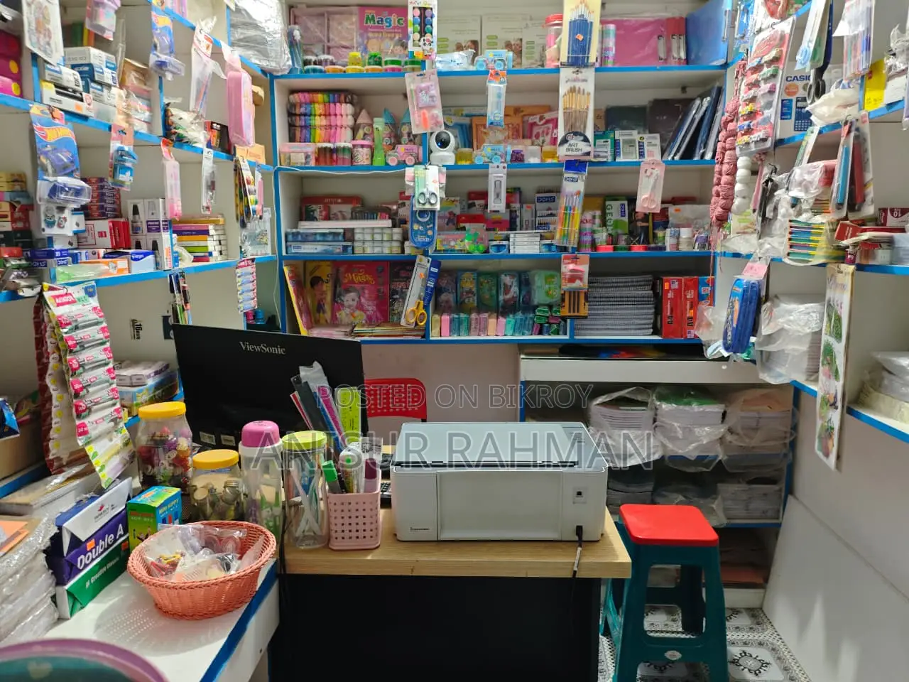 Shop Decoration With Stationery Items For Sale