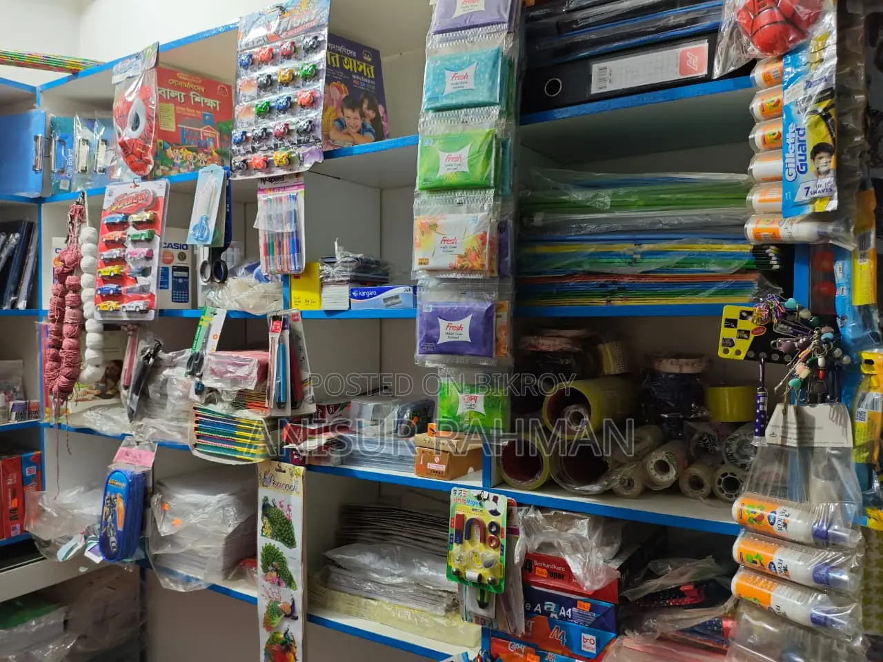 Shop Decoration With Stationery Items For Sale