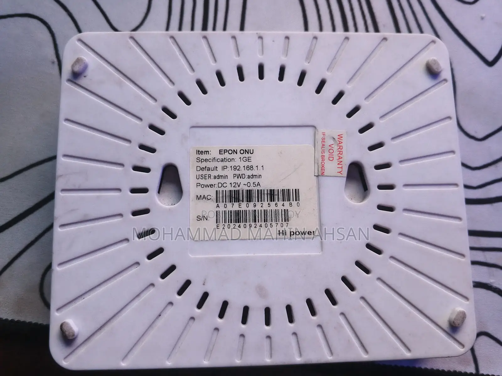 DBC Epon Onu 1ge