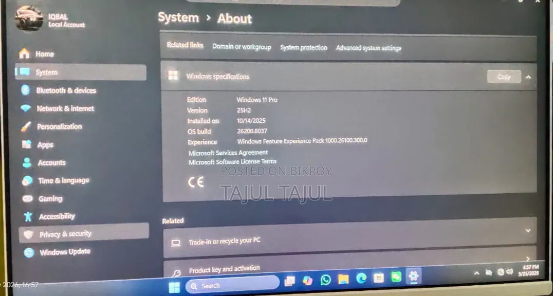 Desktop Computer Lenovo Legion T7 32GB Intel Core I7 eMMC 1.5T