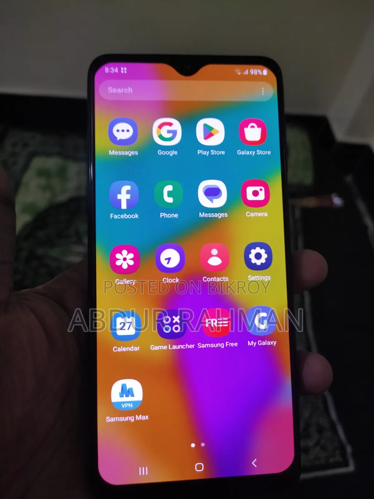 New Samsung Galaxy F22 128 GB Black
