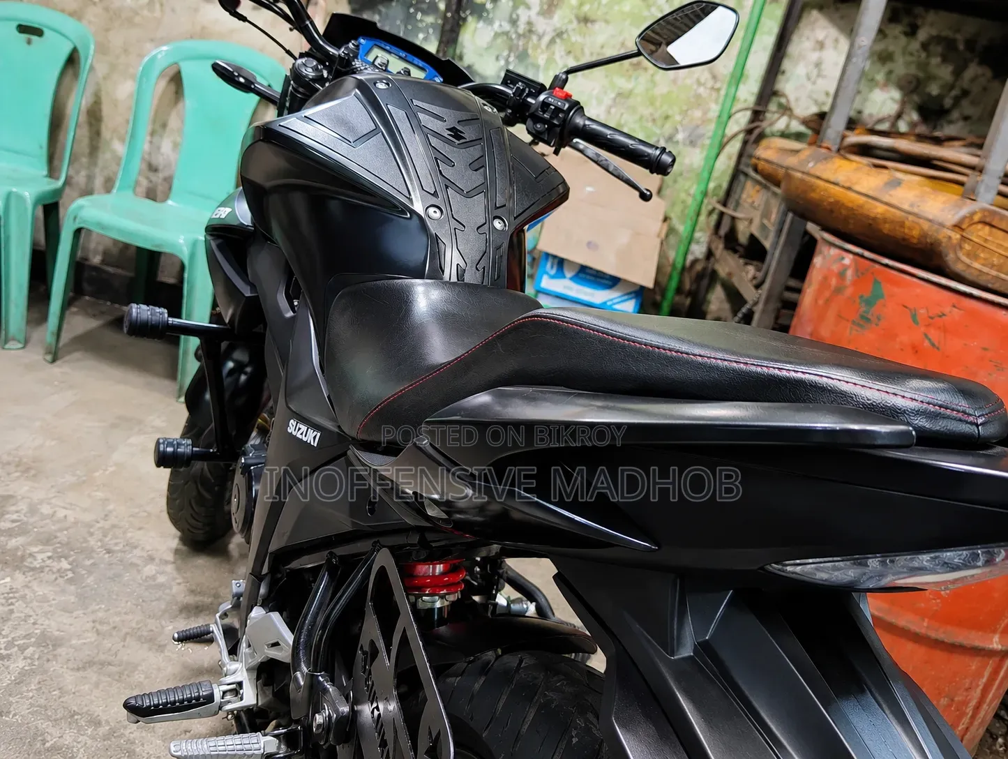 Suzuki Gixxer Monotone 2024 Black
