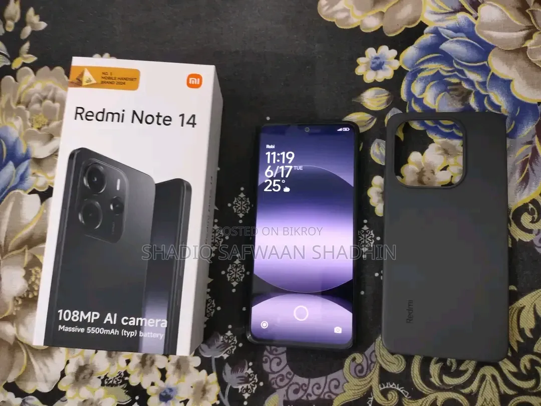 Xiaomi Redmi Note 14 4G 128 GB Black