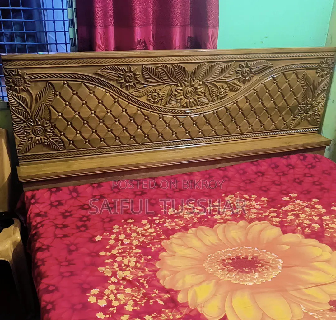 Chittagong Teak Wood Bed