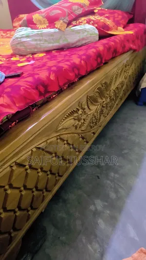 Chittagong Teak Wood Bed