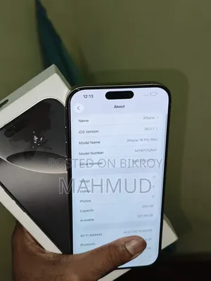 Apple iPhone 16 Pro Max 256 GB Silver