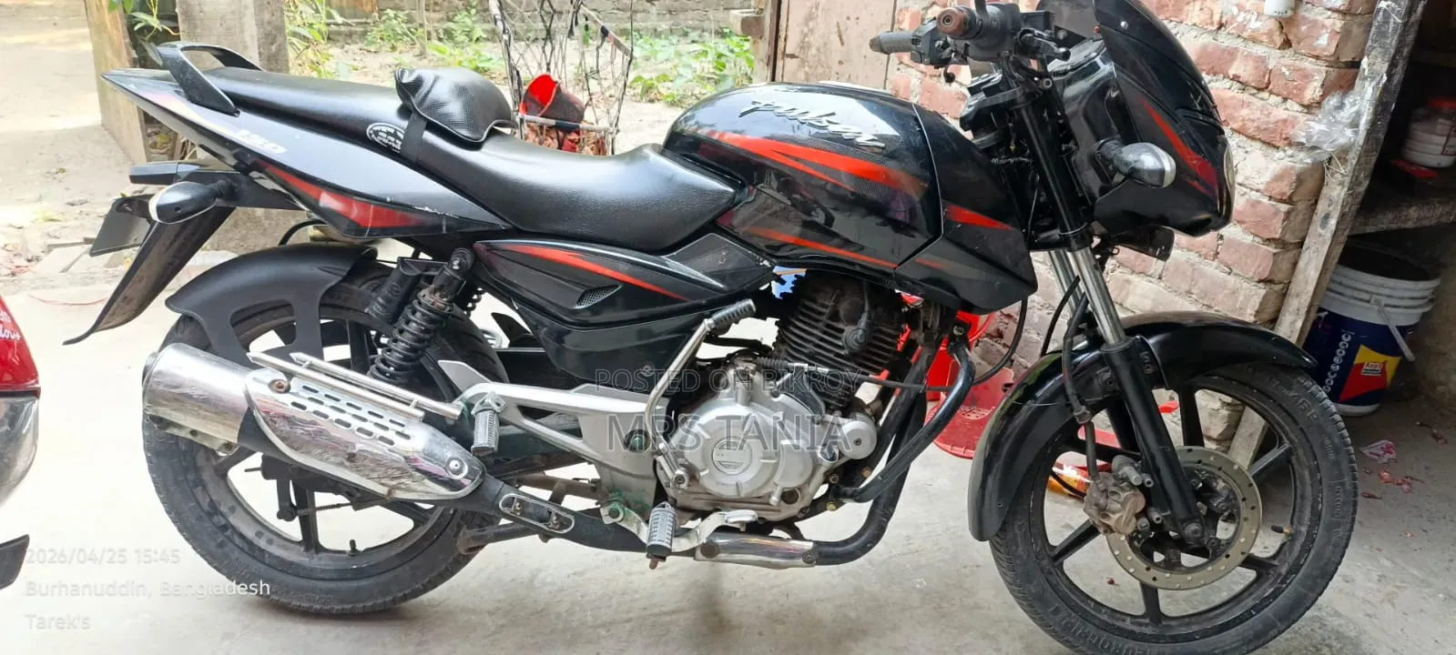 Bajaj Pulsar 180 2015 Black