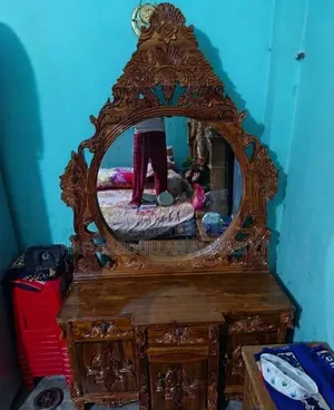 A unique full Chittagong teak wood dressing table