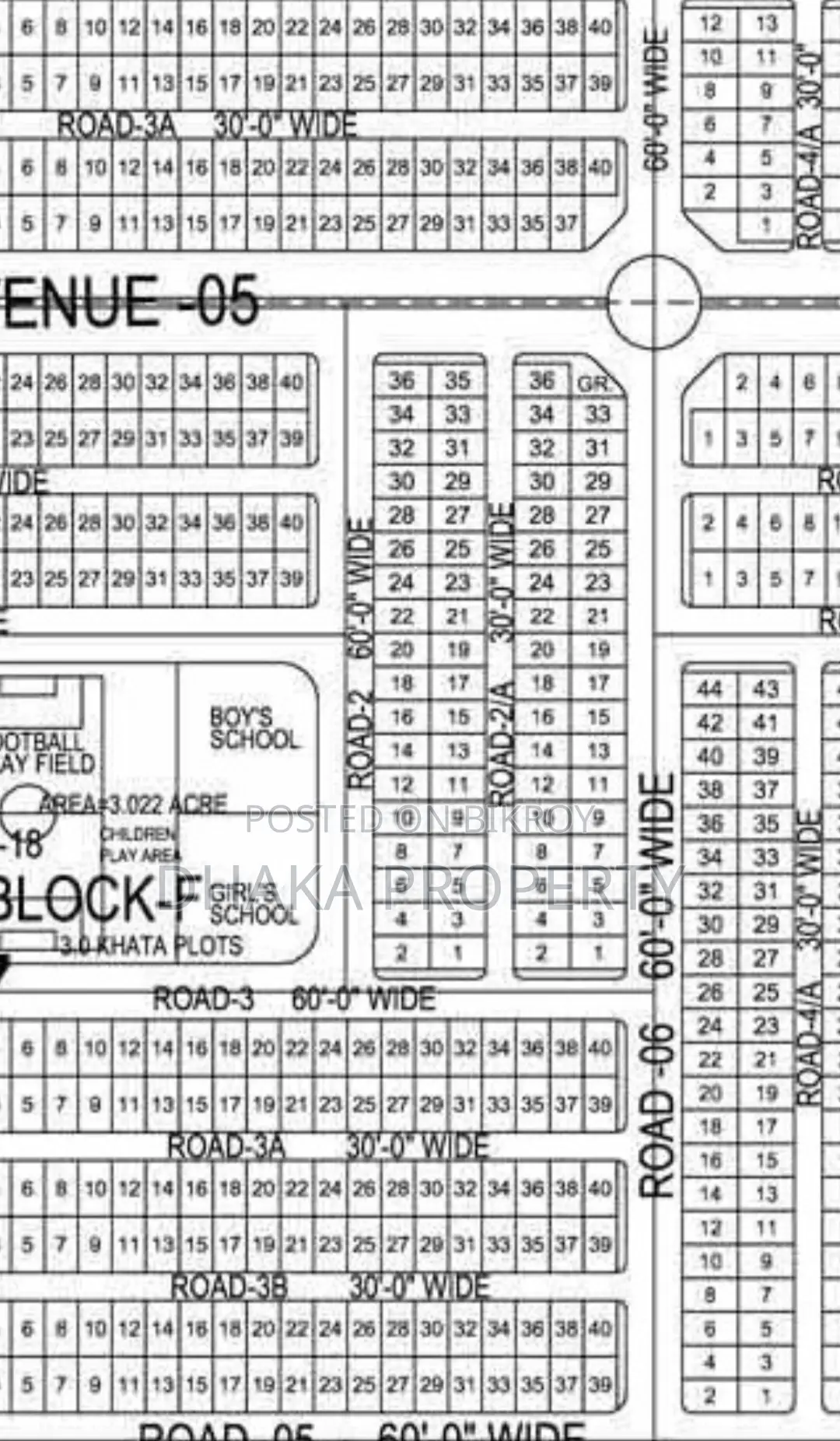 30ft Road 3 Katha Park East at Sector-17/F
