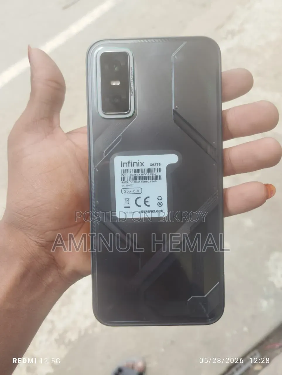 Infinix GT 30 5G 256 GB Black