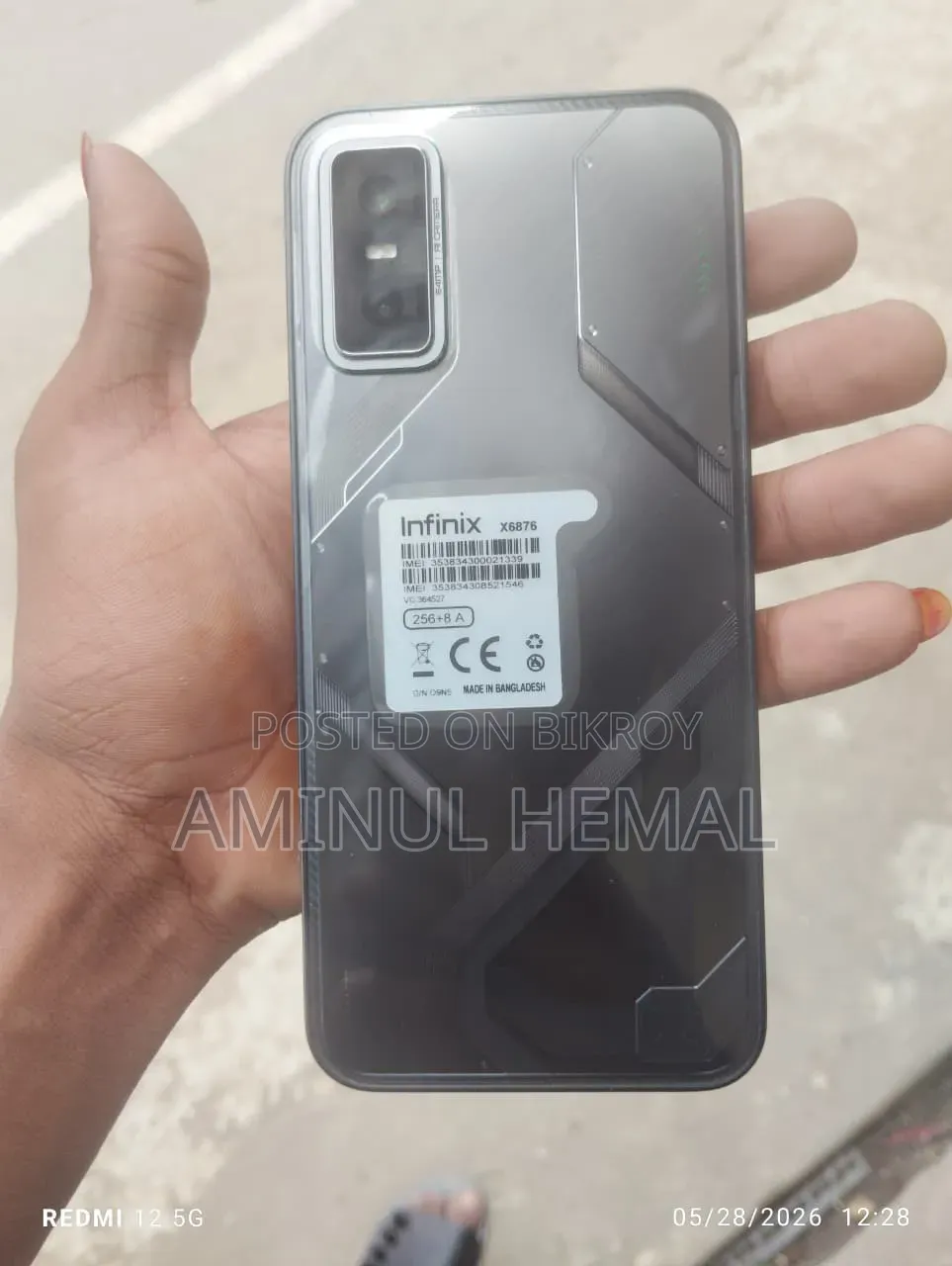 Infinix GT 30 5G 256 GB Black