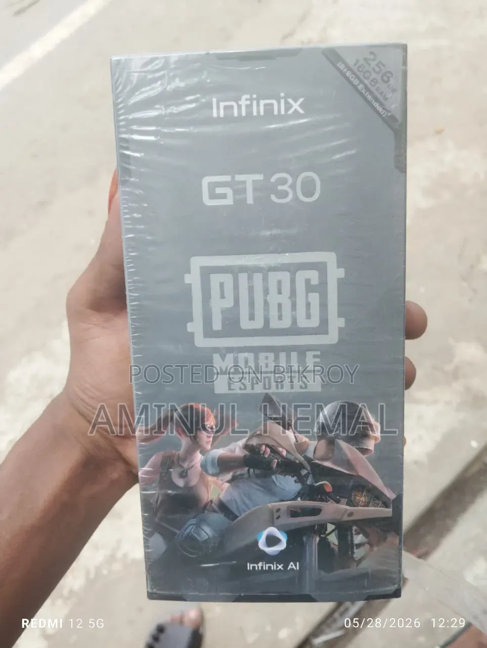 Infinix GT 30 5G 256 GB Black