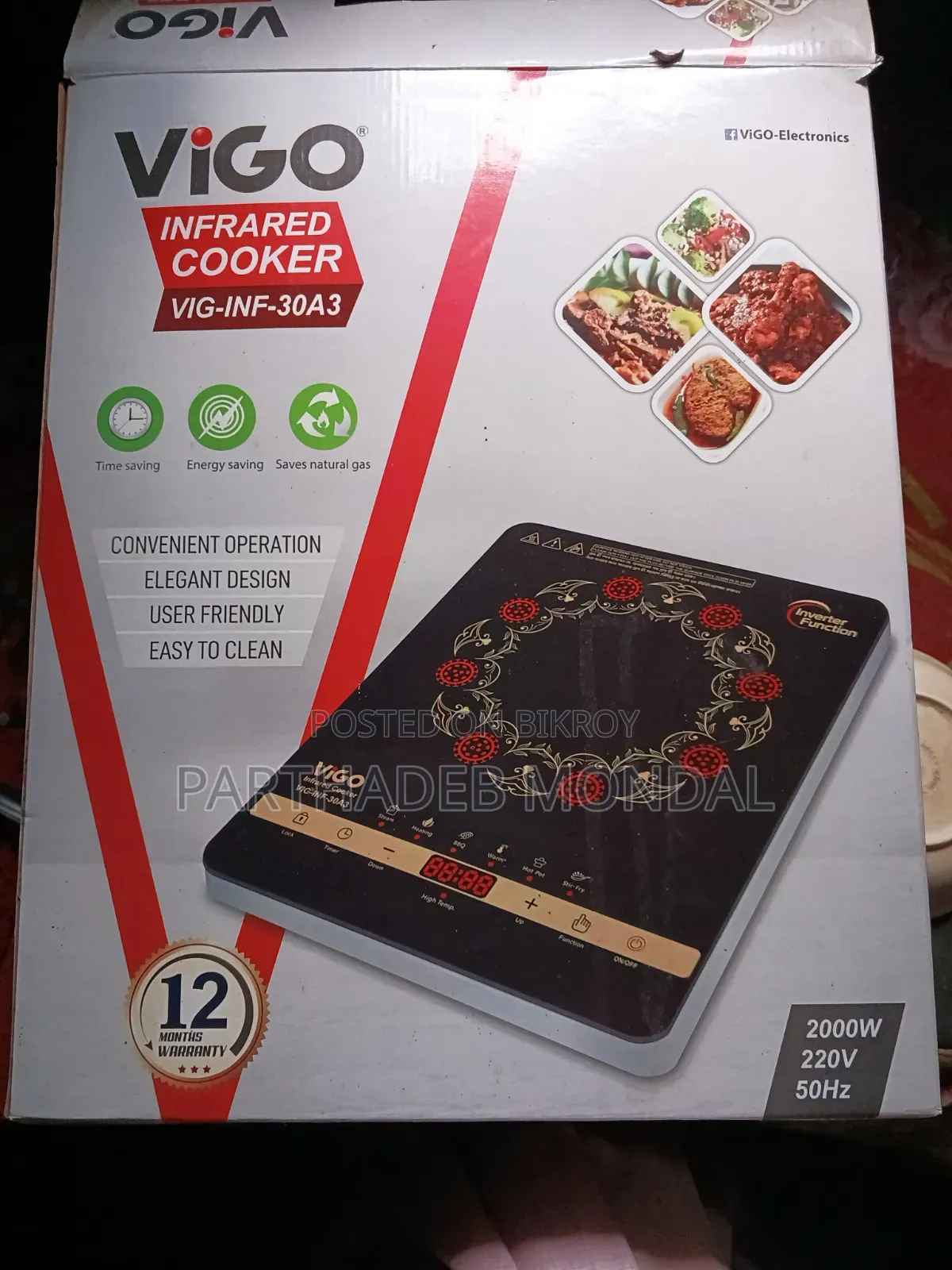 Vigo Infrared Cooker 30a3