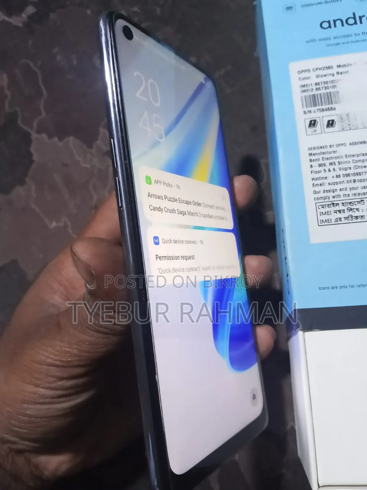 Oppo A95 128 GB Blue