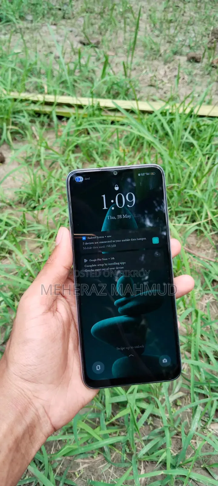 New Oppo A18 64 GB Blue