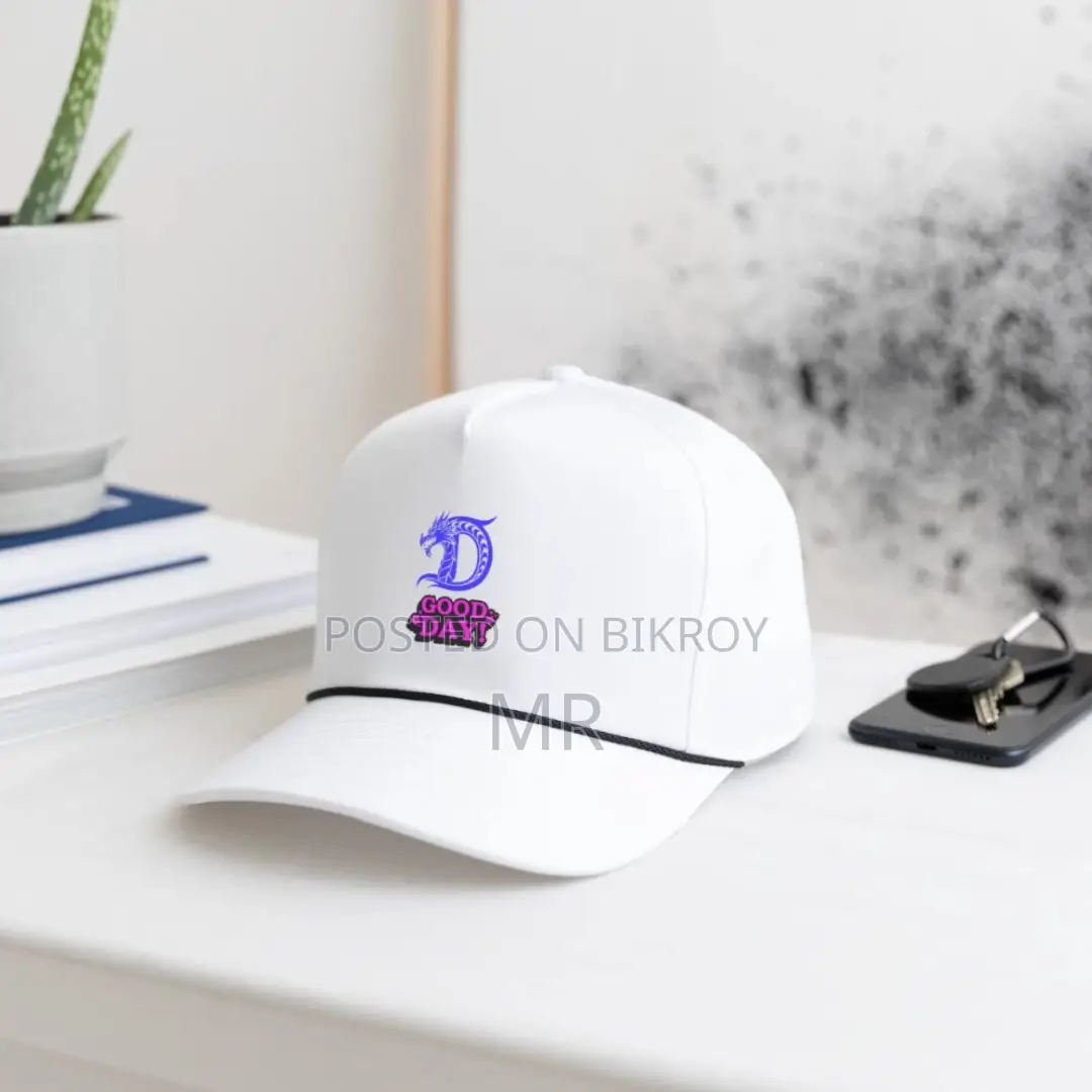 Dragon Power 'good Day' Graphic - Blue Pink Fantasy Logo Design