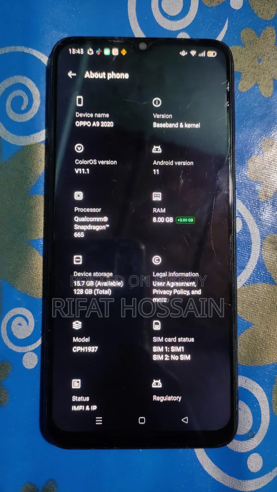 Oppo A9 128 GB Green