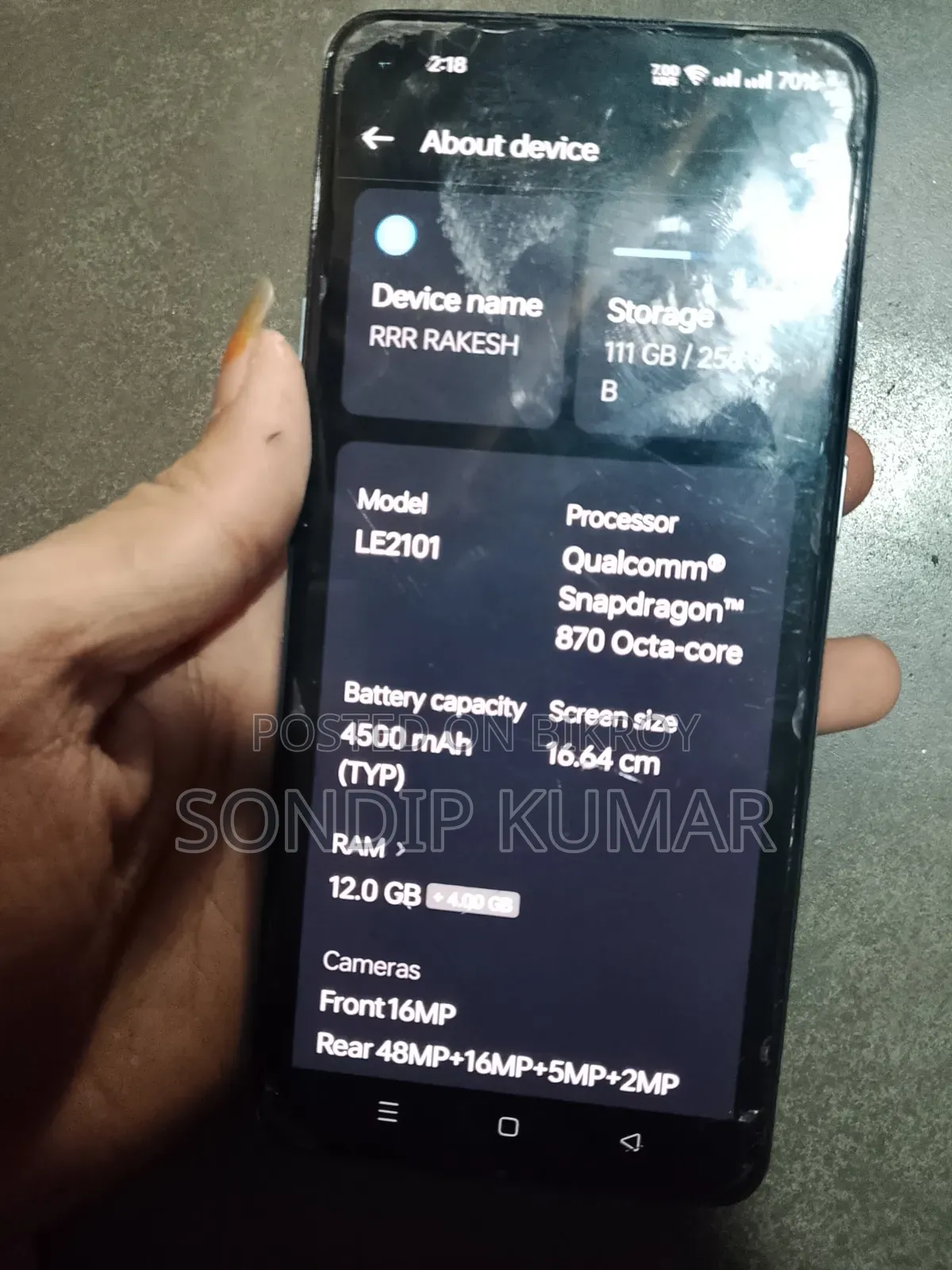 OnePlus 9R 256 GB