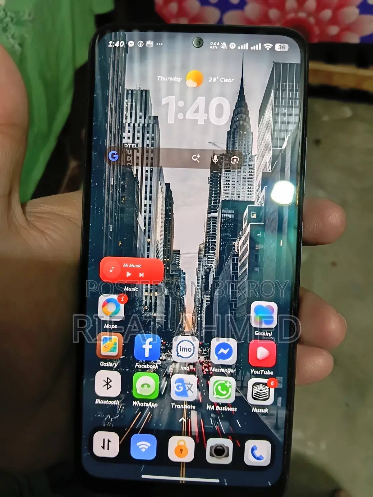 Xiaomi Redmi Note 12 5G 256 GB Black