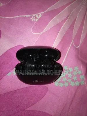 Used Ptron Wireless Earbuds.
