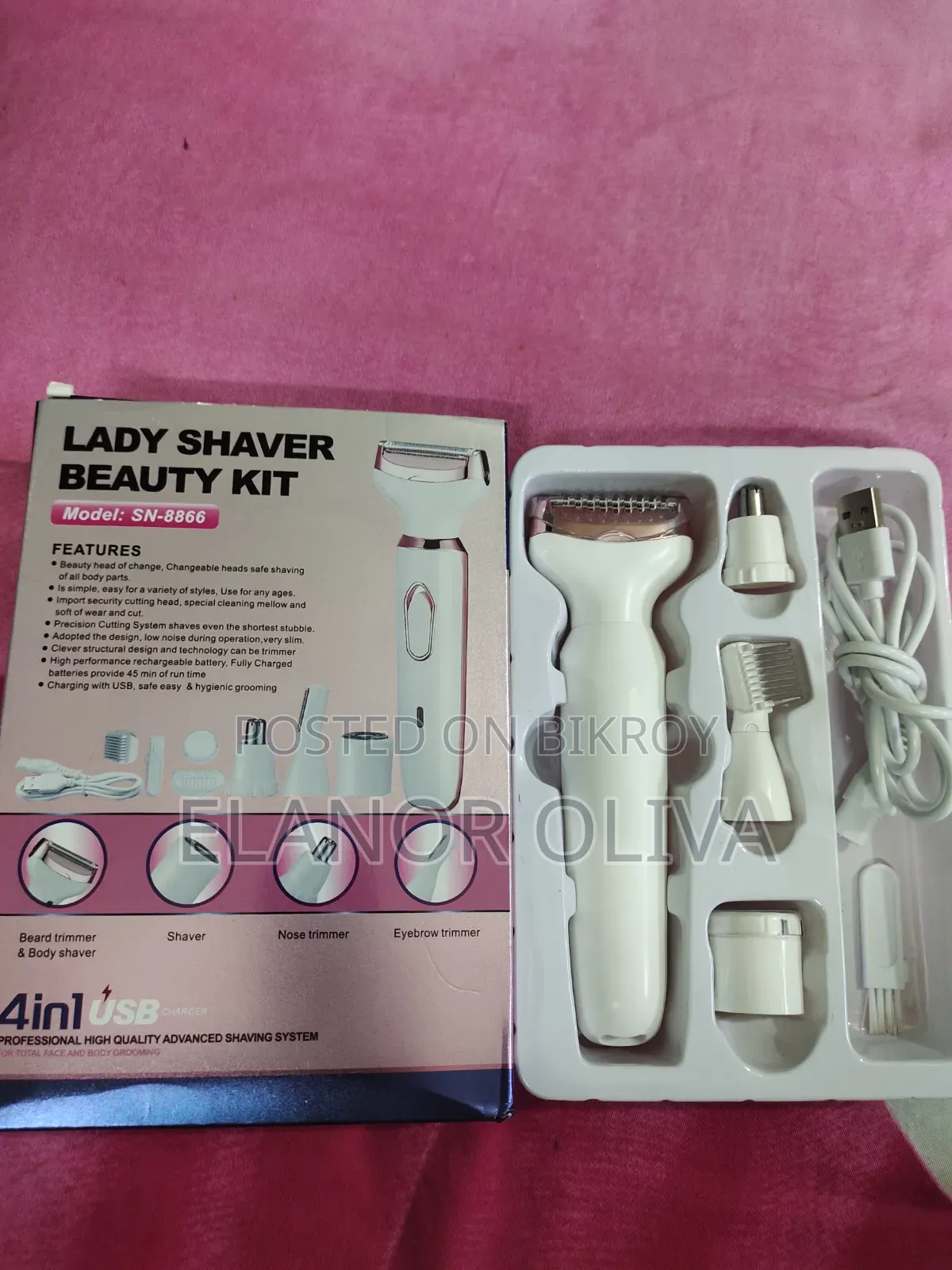 Ladies Trimmer and Shaver
