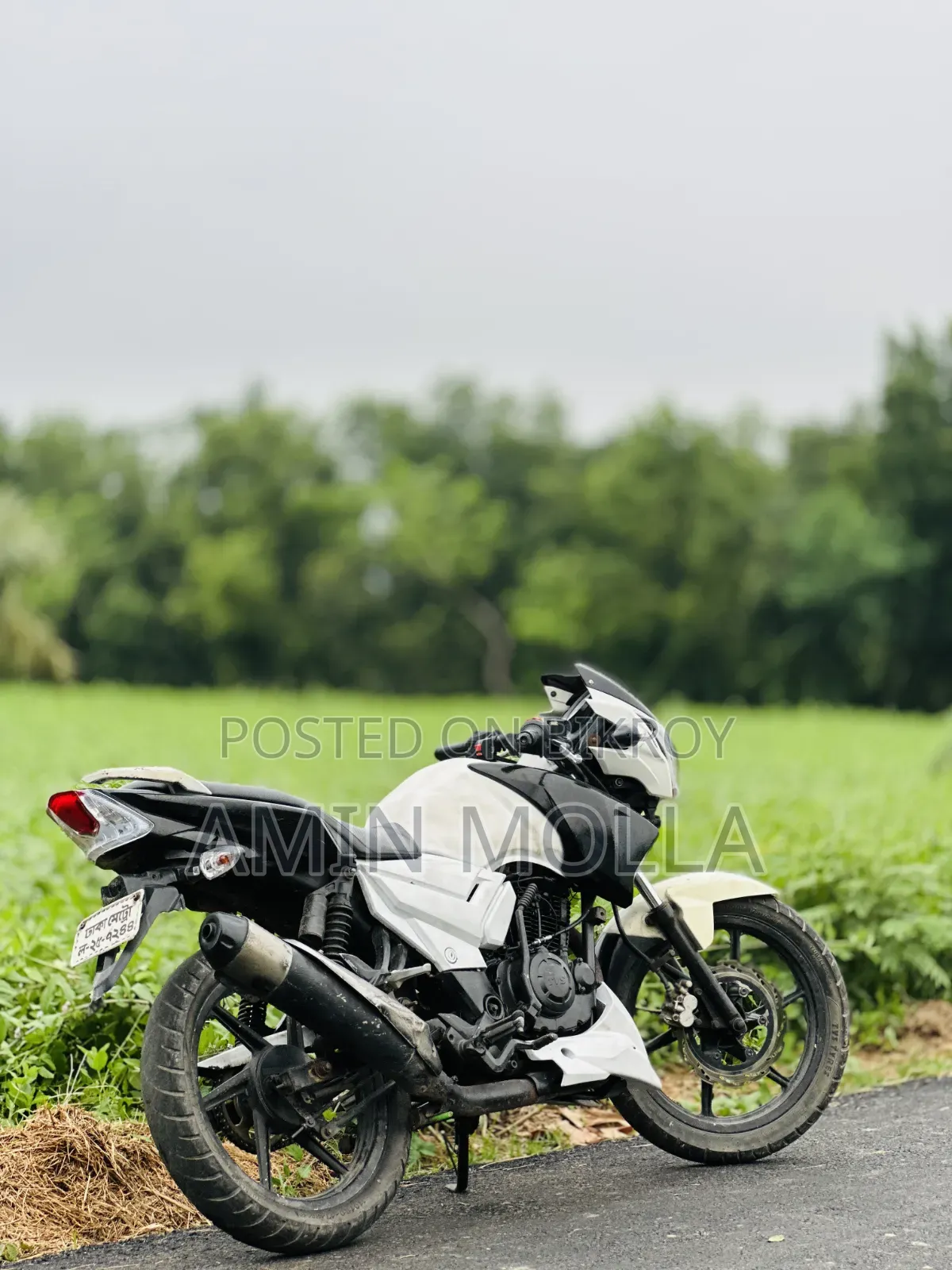 TVS Apache RTR 160 2V 2014 White