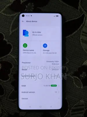 Oppo Reno5 5G 128 GB Rose Gold