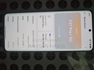 ওপ্পো এফ২৭ প্রো+ ২৫৬ জিবি কালো